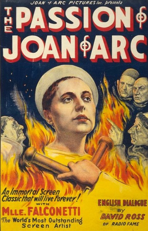 فیلم The Passion of Joan of Arc 1928 | عشق ژان آرک
